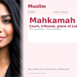 Mahkamah Name Meaning and Details