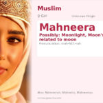 Mahneera Name Meaning and Details