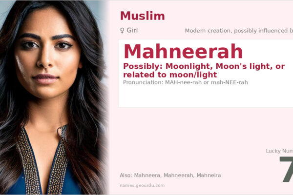 Mahneerah Name Meaning — Origin, Gender & Details (2025)