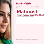 Mahnush Name Meaning and Details