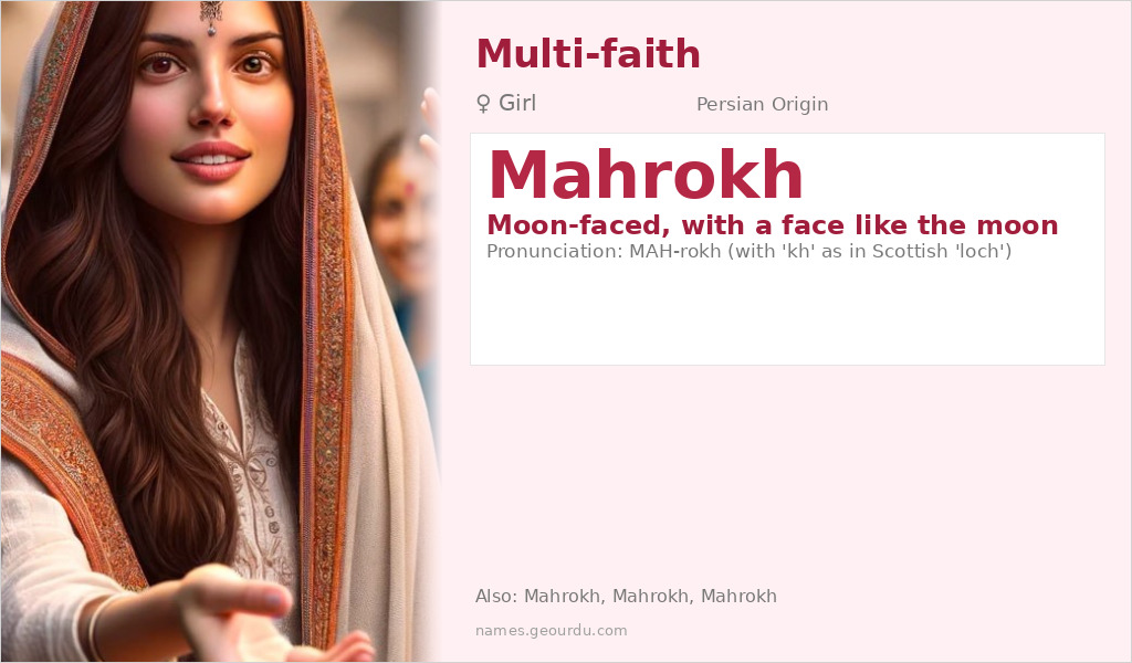 Mahrokh Name Meaning and Details