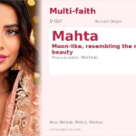 Mahta Name Meaning and Details