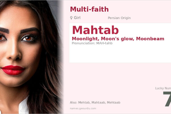Mahtab Name Meaning — Persian Origin, Girl Name & Details (2025)