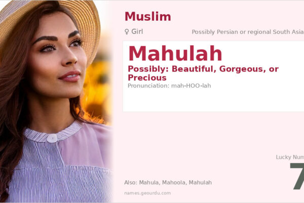 Mahulah Name Meaning — Origin, Gender & Details (2025)