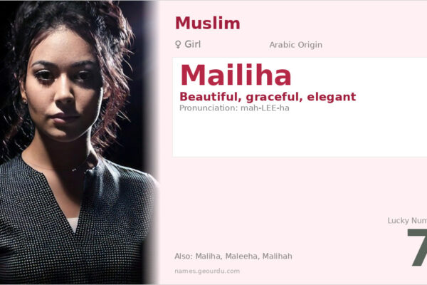 Mailiha Name Meaning — Arabic Origin, Girl Name & Details (2025)