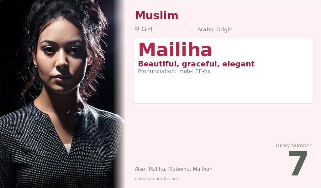 Mailiha Name Meaning and Details