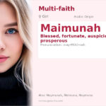 Maimunah Name Meaning and Details