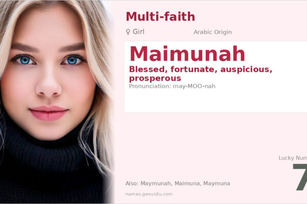 Maimunah Name Meaning — Arabic Origin, Girl Name & Historical Significance