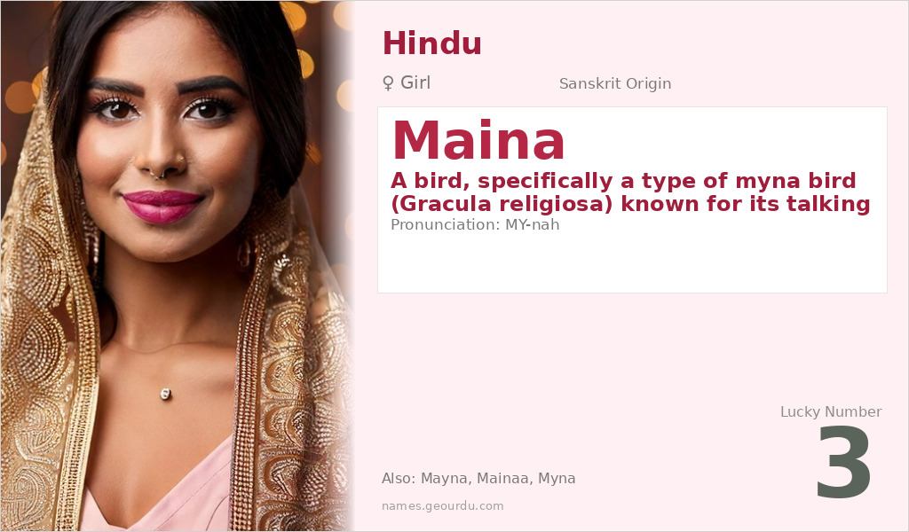 Maina Name Meaning and Details