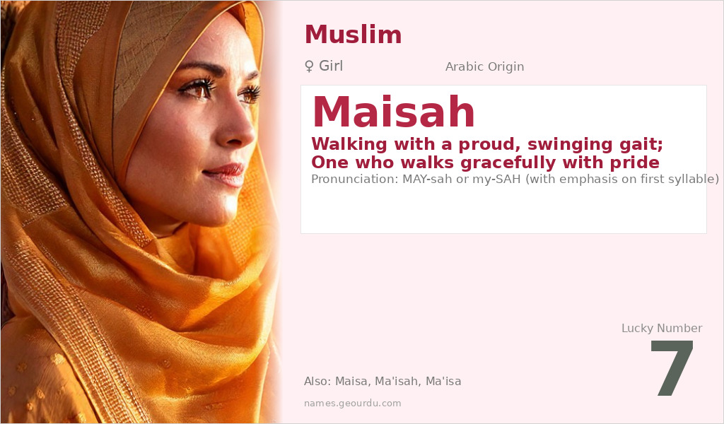 Maisah Name Meaning and Details