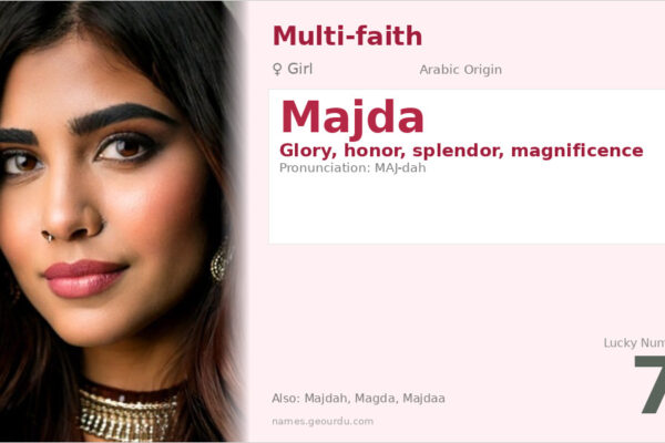 Majda Name Meaning — Arabic Origin, Girl Name & Cultural Significance (2025)