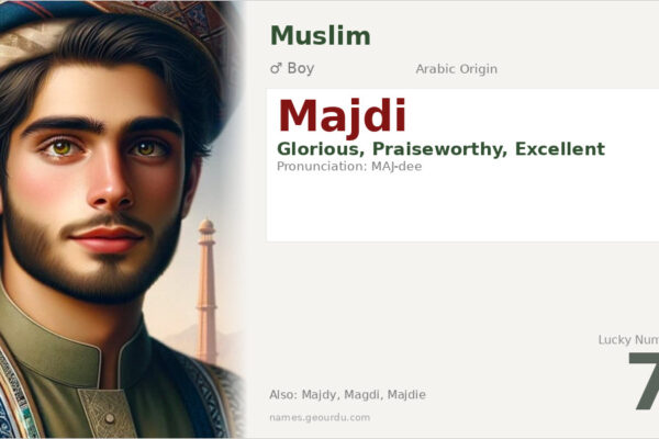 Majdi Name Meaning — Arabic Origin, Boy Name & Details (2025)