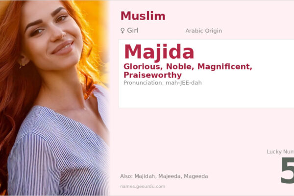Majida Name Meaning — Arabic Origin, Girl Name & Cultural Significance (2025)