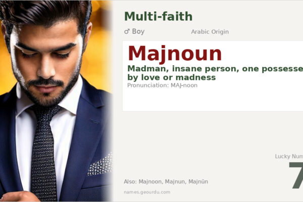 Majnoun Meaning — Arabic Origin, Literary Significance & Cultural Impact
