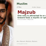 Majzub Name Meaning and Details