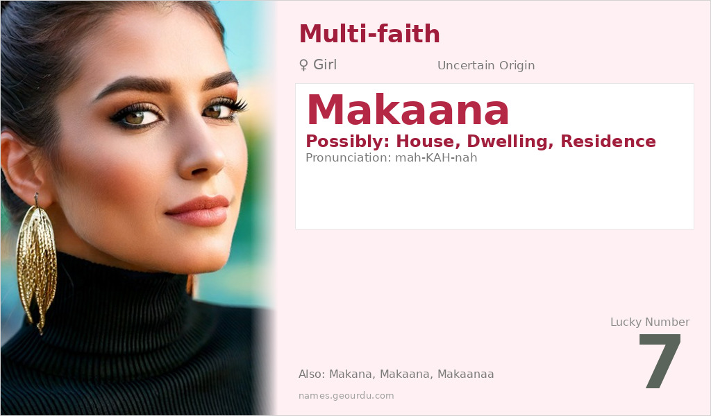 Makaana Name Meaning and Details