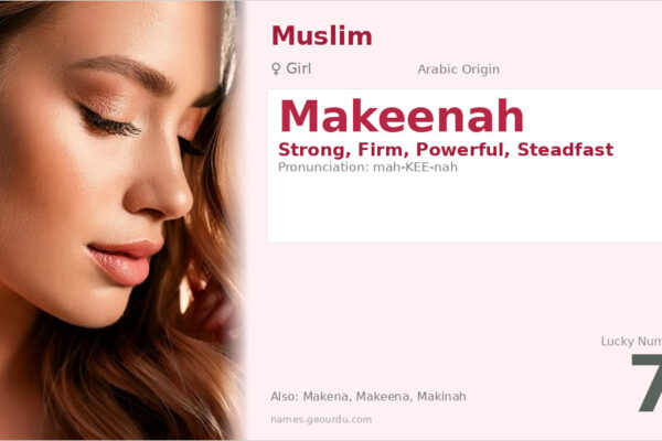 Makeenah Name Meaning — Arabic Origin, Girl Name & Details (2025)