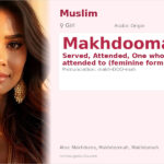 Makhdooma Name Meaning and Details