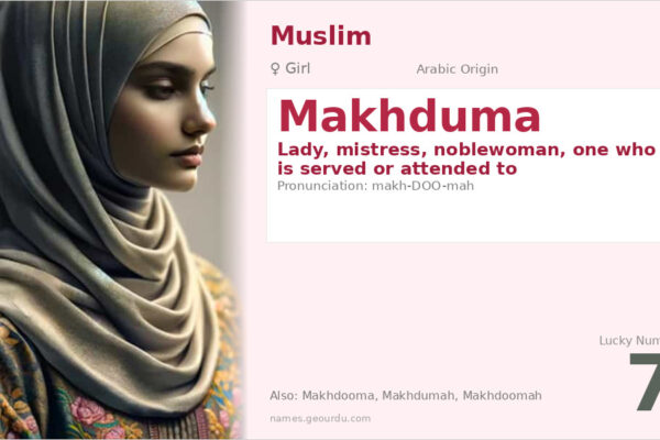 Makhduma Name Meaning — Arabic Origin, Girl’s Name & Cultural Significance (2025)