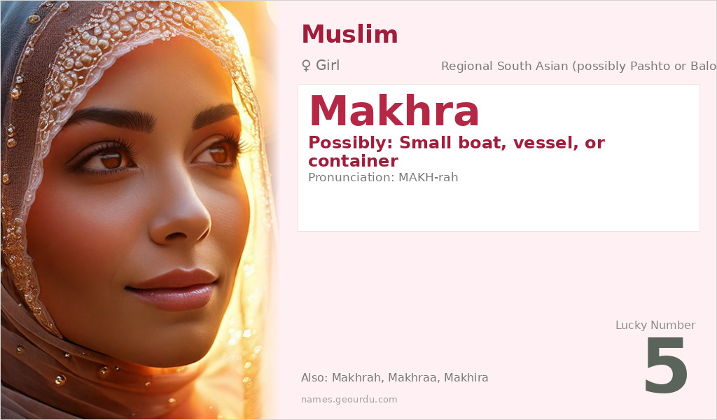 Makhra Name Meaning and Details