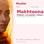 Makhtoonah Name Meaning and Details