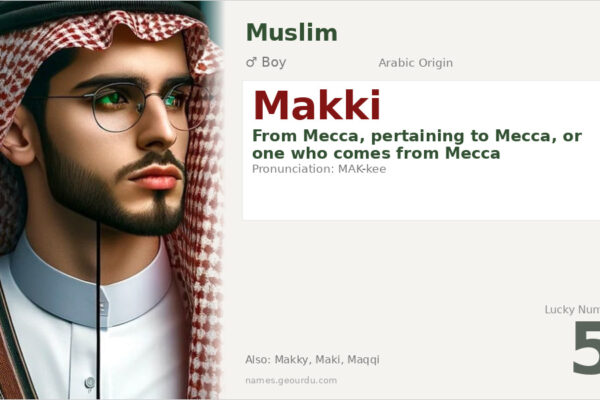 Makki Name Meaning — Arabic Origin, Boy Name & Details (2025)