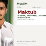 Maktub Name Meaning and Details