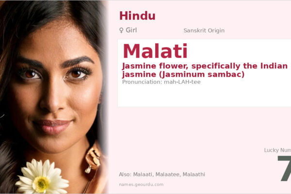 Malati Name Meaning — Sanskrit Origin, Girl Name & Details (2025)