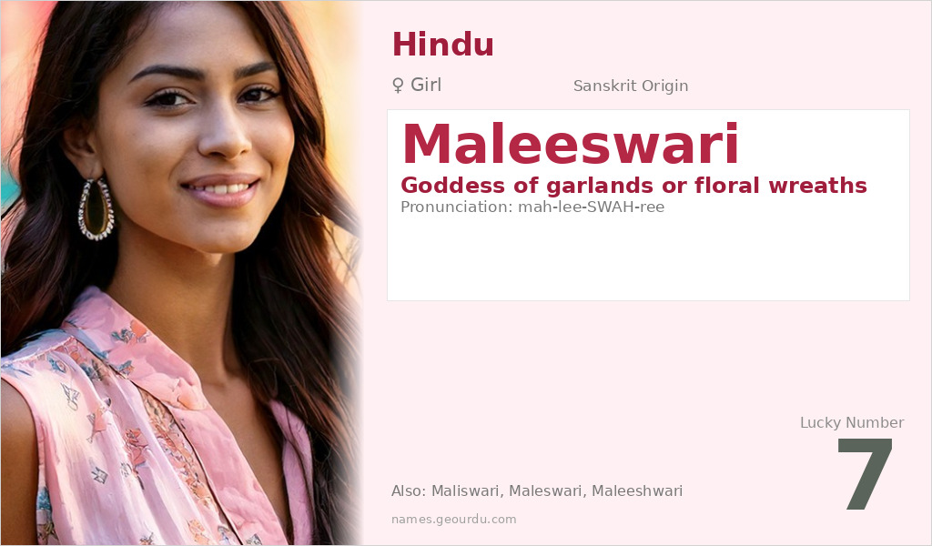 Maleeswari Name Meaning and Details