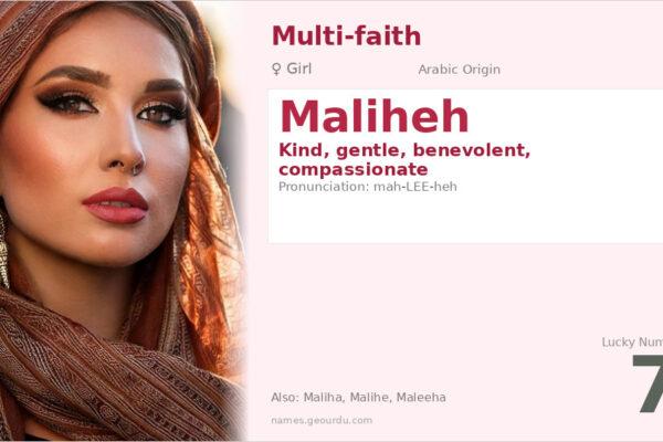 Maliheh Name Meaning — Origin, Gender & Details (2025)