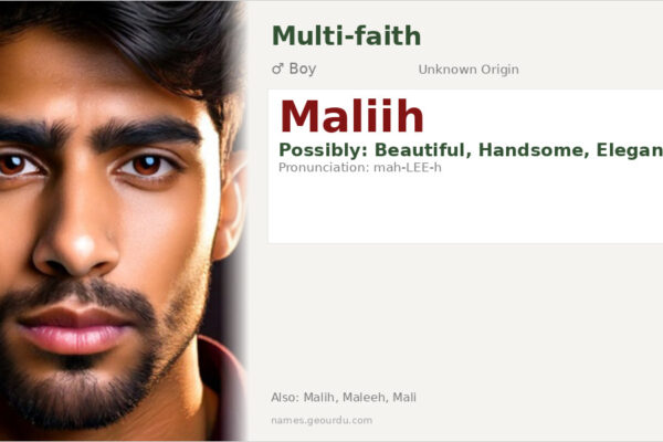Maliih Name Meaning — Origin, Gender & Details (2025)