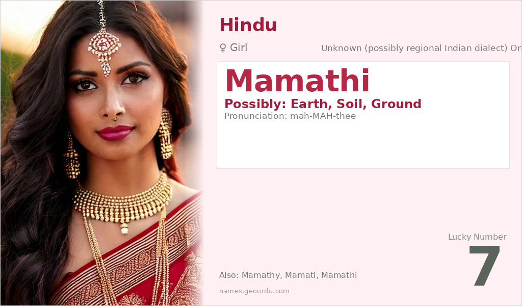 Mamathi Name Meaning and Details