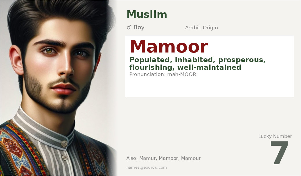 Mamoor Name Meaning and Details