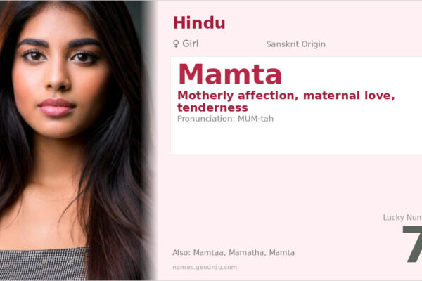 Mamta Name Meaning — Origin, Gender & Details (2025)