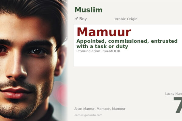 Mamuur Name Meaning — Arabic Origin, Boy Name & Details (2025)