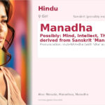 Manadha Name Meaning and Details