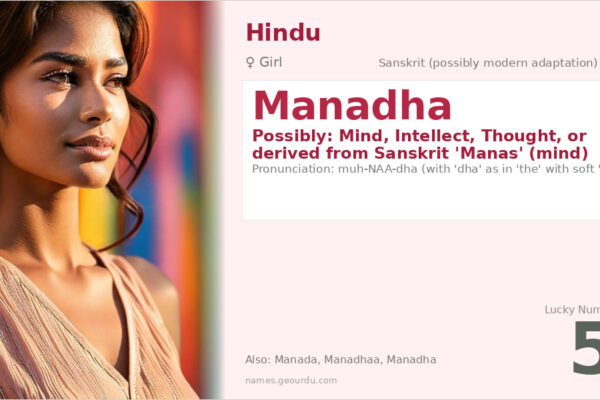 Manadha Name Meaning — Origin, Gender & Details (2025)