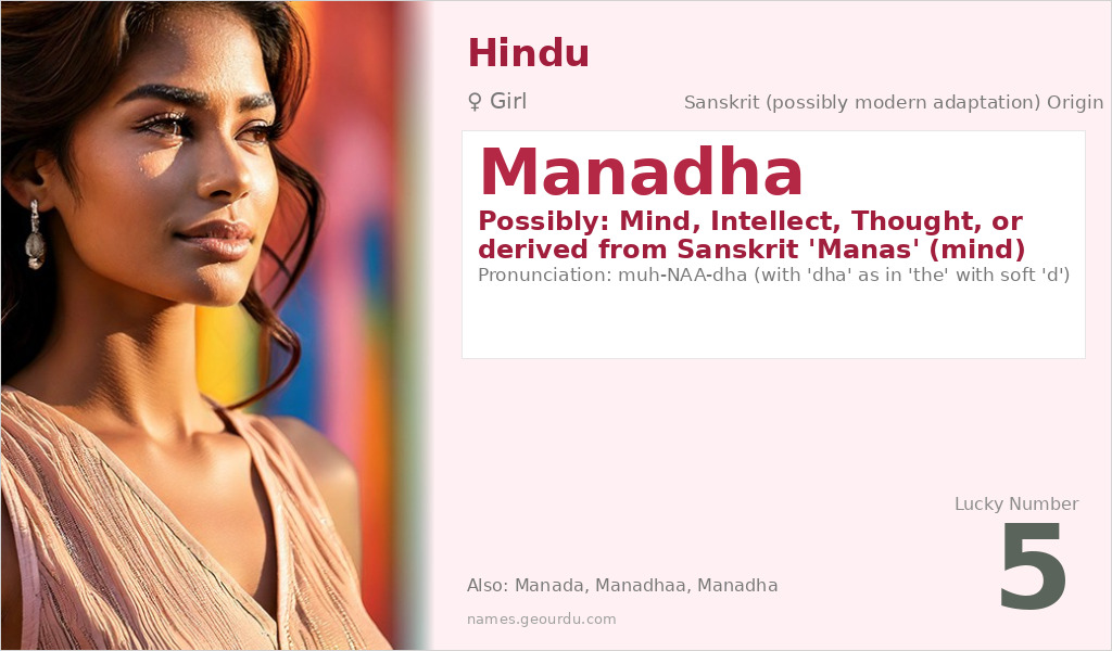 Manadha Name Meaning and Details