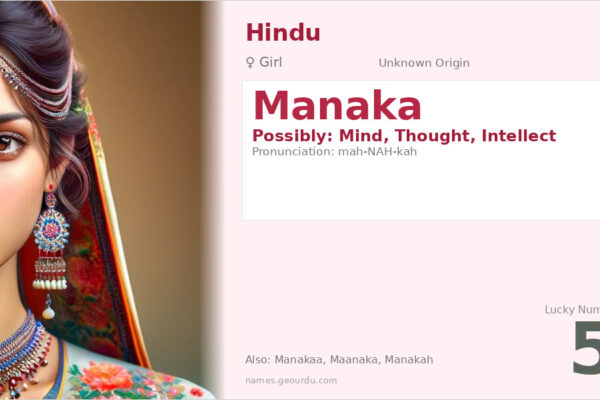 Manaka Name Meaning — Origin, Gender & Details (2025)