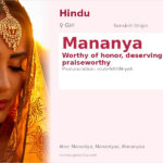 Mananya Name Meaning and Details