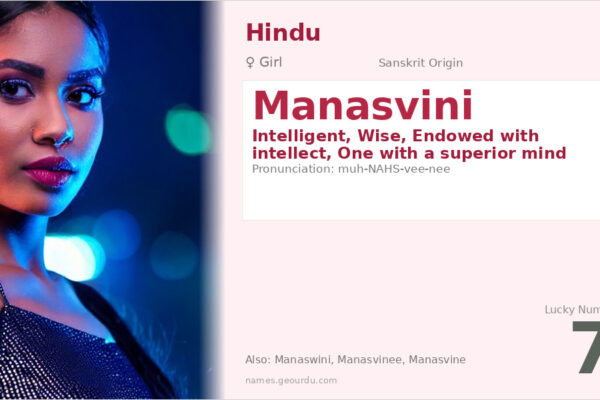 Manasvini Meaning — Sanskrit Origin, Girl Name & Details (2025)