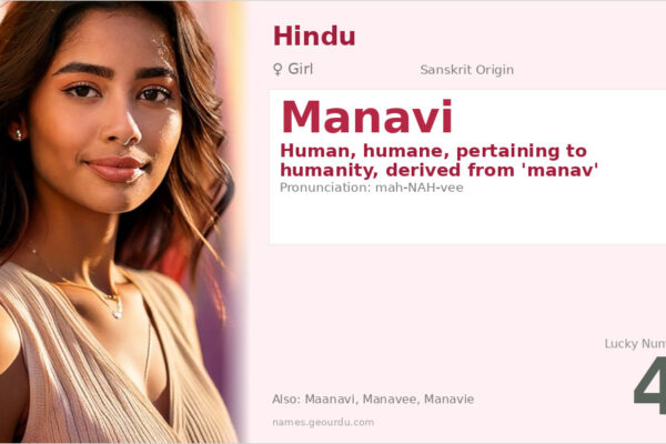 Manavi Name Meaning — Sanskrit Origin, Girl Name & Details (2025)