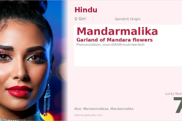 Mandarmalika Meaning — Sanskrit Origin, Girl Name & Details (2025)