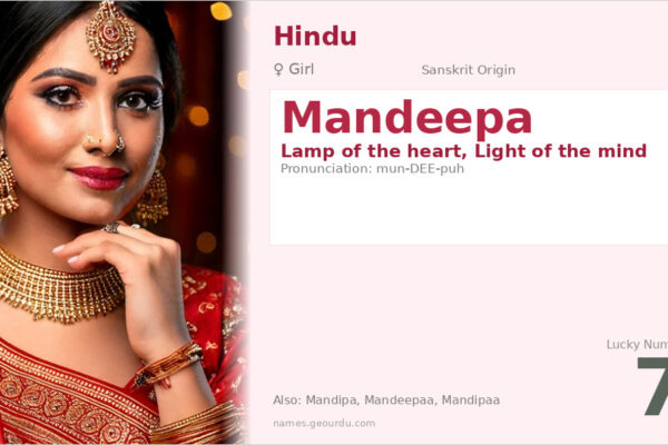 Mandeepa Name Meaning — Sanskrit Origin, Girl Name & Details (2025)