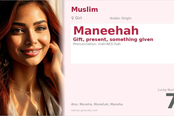 Maneehah Name Meaning — Arabic Origin, Girl Name & Details (2025)