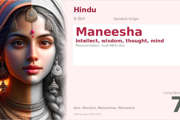 Maneesha Name Meaning — Sanskrit Origin, Girl Name & Details (2025)