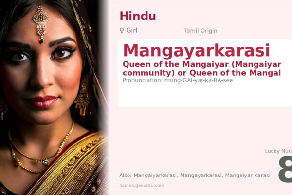 Mangayarkarasi Meaning — Tamil Origin, Girl Name & History (2025)