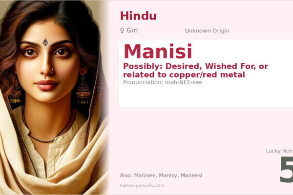 Manisi Name Meaning — Origin, Gender & Details (2025)