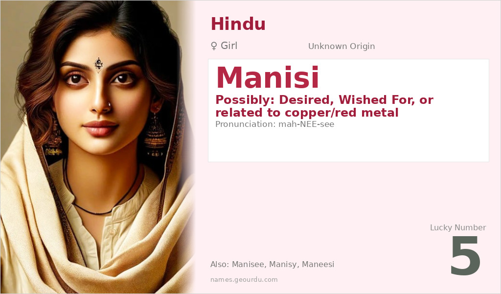Manisi Name Meaning and Details