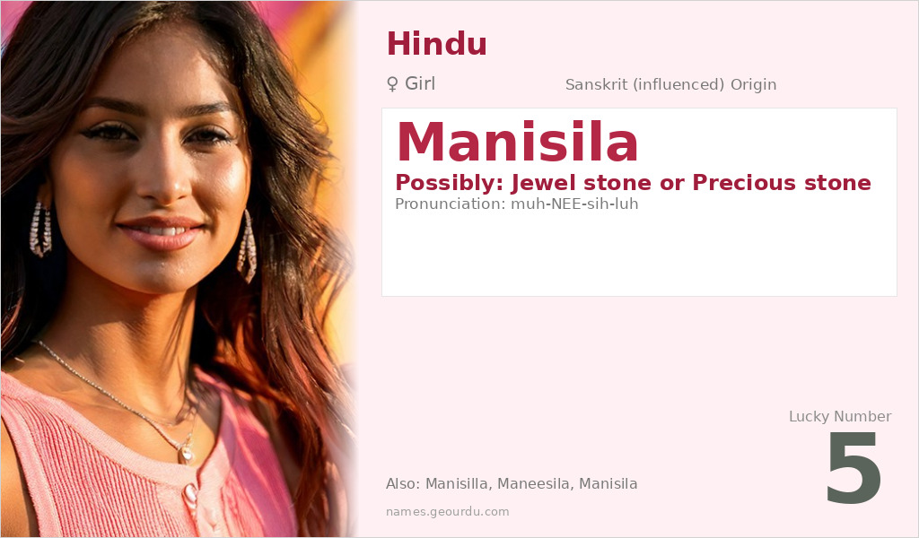 Manisila Name Meaning and Details